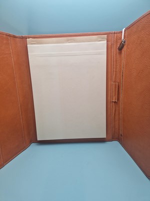 Lot 272 - A Schedoni leather writing folder.   32.5 x...