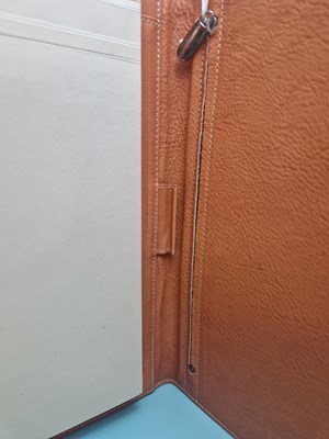 Lot 272 - A Schedoni leather writing folder.   32.5 x...