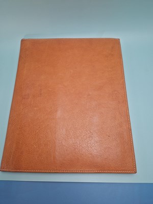 Lot 272 - A Schedoni leather writing folder.   32.5 x...