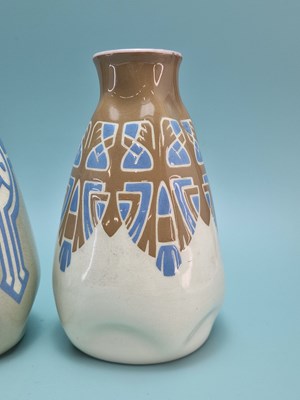 Lot 309 - Two Austrian Secession style similarly shaped...