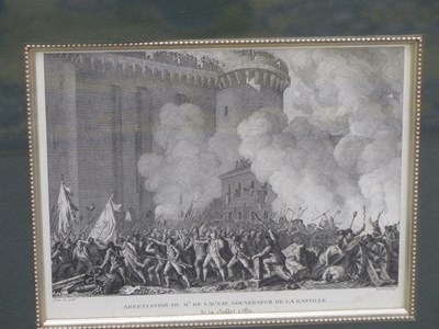 Lot 321 - Six frames of French 1789 revolutionary...
