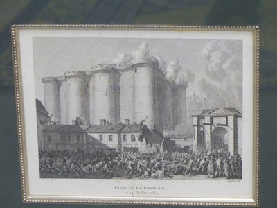 Lot 321 - Six frames of French 1789 revolutionary...