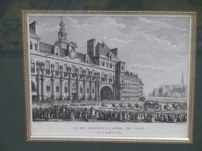 Lot 321 - Six frames of French 1789 revolutionary...