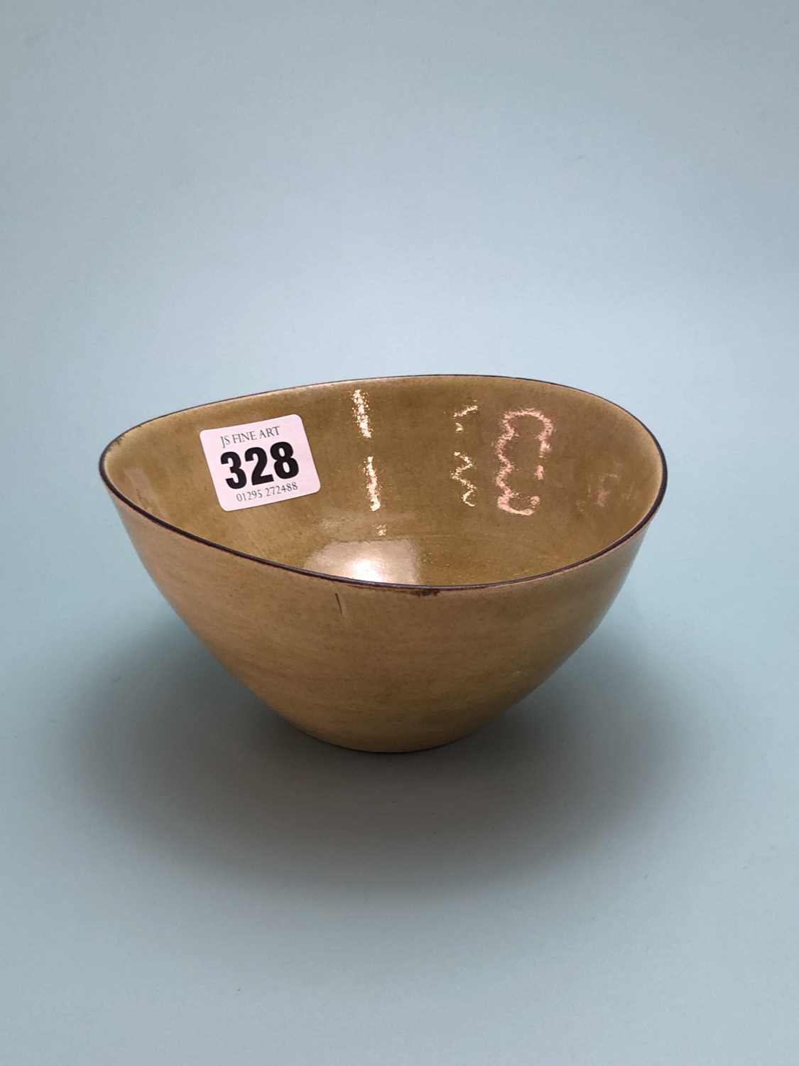 Lot 328 - Lucie Rie with Hans Coper, an olive green...
