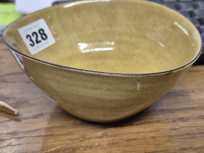 Lot 328 - Lucie Rie with Hans Coper, an olive green...