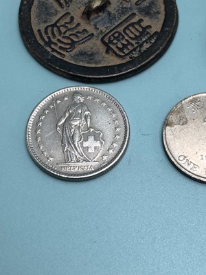 Lot 339 - A 1934 American half dollar pendant, a 1988...