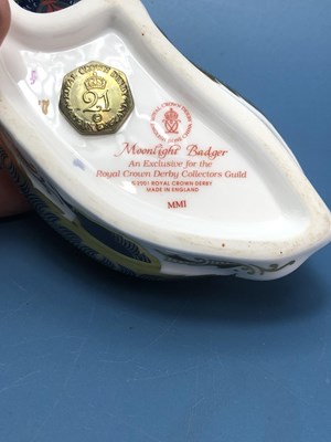Lot 391 - A Royal Crown Derby paperweight figure of a...