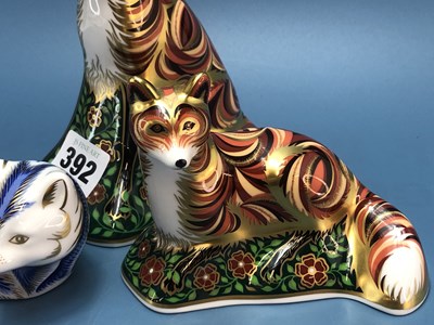 Lot 392 - A Royal Crown Derby Jane James Devonian Vixen...