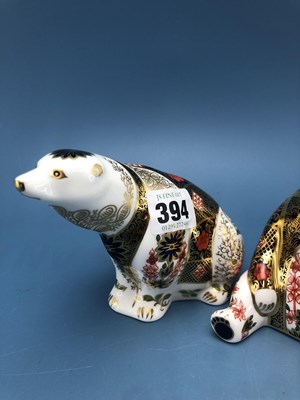 Lot 394 - A Royal Crown Derby Old Imari Honey Bear...