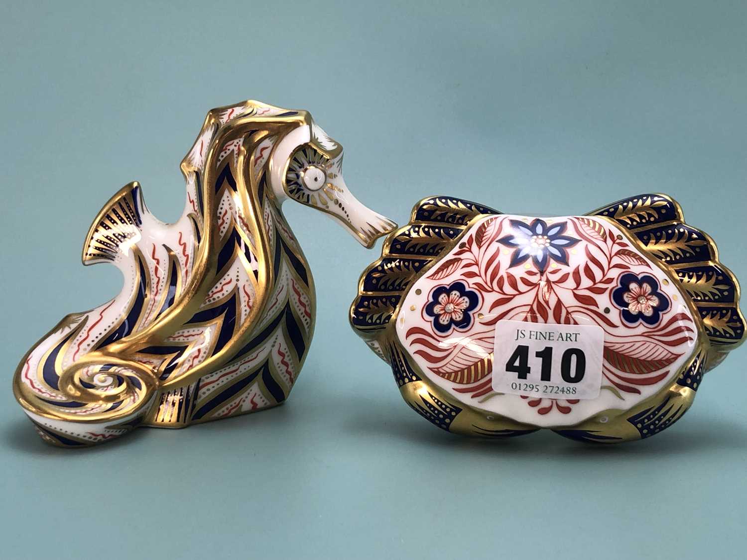 Lot 410 - A Royal Crown Derby paperweight figure of a...