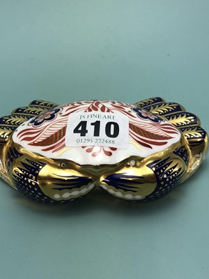 Lot 410 - A Royal Crown Derby paperweight figure of a...
