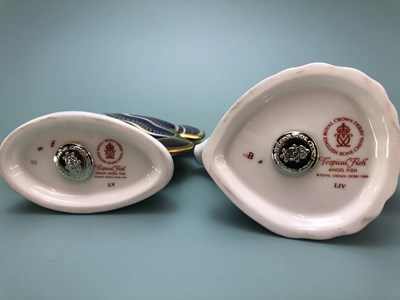 Lot 413 - A 1989 Royal Crown Derby 'Angel Fish', another...