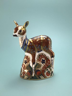 Lot 419 - A 1996 Royal Crown Derby figure of a 'Fawn'...