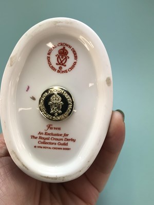 Lot 419 - A 1996 Royal Crown Derby figure of a 'Fawn'...