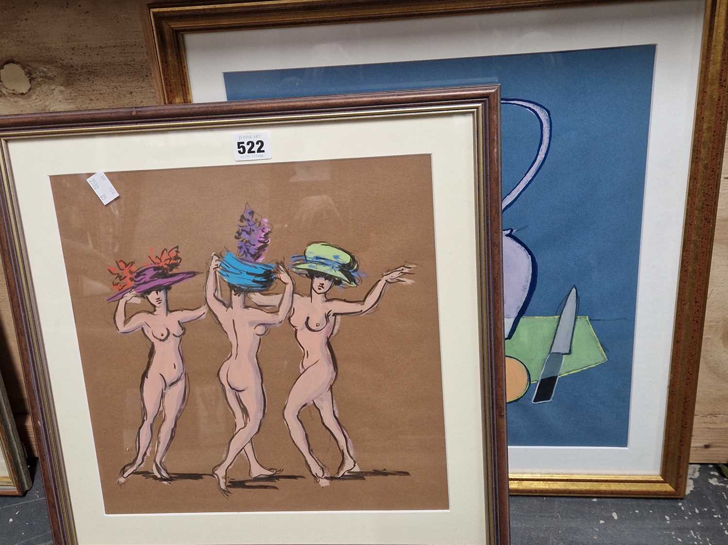Lot 522 - Sandy Wilson (1924-2014), ARR two still lives...