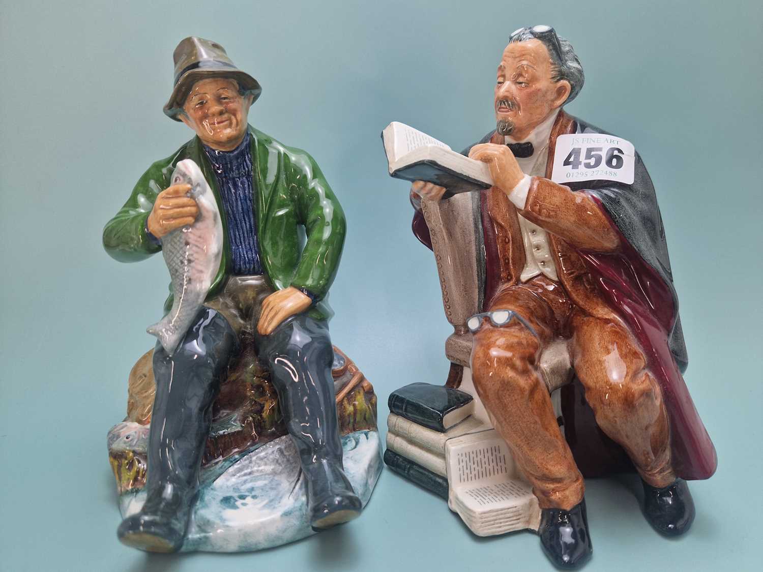 Lot 456 - Two Royal Doulton figures: the Professor HN...