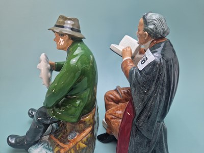 Lot 456 - Two Royal Doulton figures: the Professor HN...