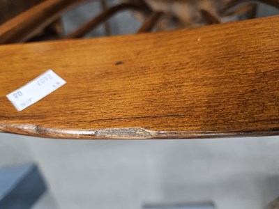 Lot 475 - A set of eight American stick-back chairs,...