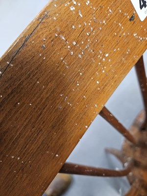 Lot 475 - A set of eight American stick-back chairs,...