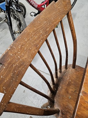 Lot 475 - A set of eight American stick-back chairs,...