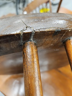 Lot 475 - A set of eight American stick-back chairs,...