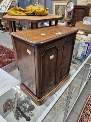 Lot 478 - A late Victorian mahogany collector's tabletop...