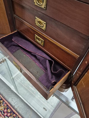 Lot 478 - A late Victorian mahogany collector's tabletop...