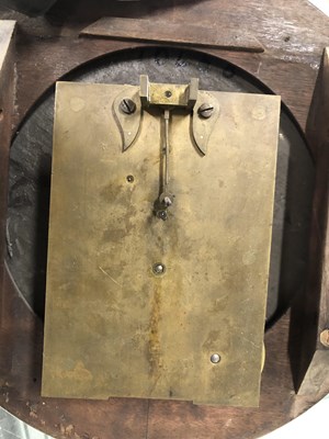 Lot 495 - A British Rail mahogany cased fusee wall clock,...