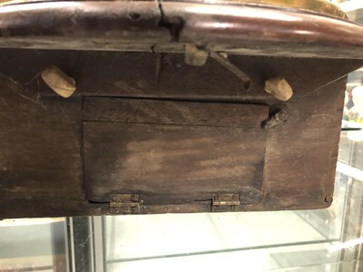 Lot 495 - A British Rail mahogany cased fusee wall clock,...