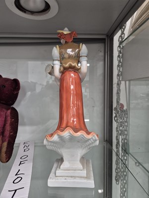 Lot 1649 - A Herend porcelain standing Madonna holding...