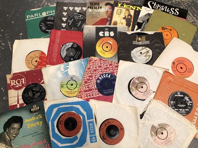 Lot 1701 - 45rpm single records, mainly pop and easy...