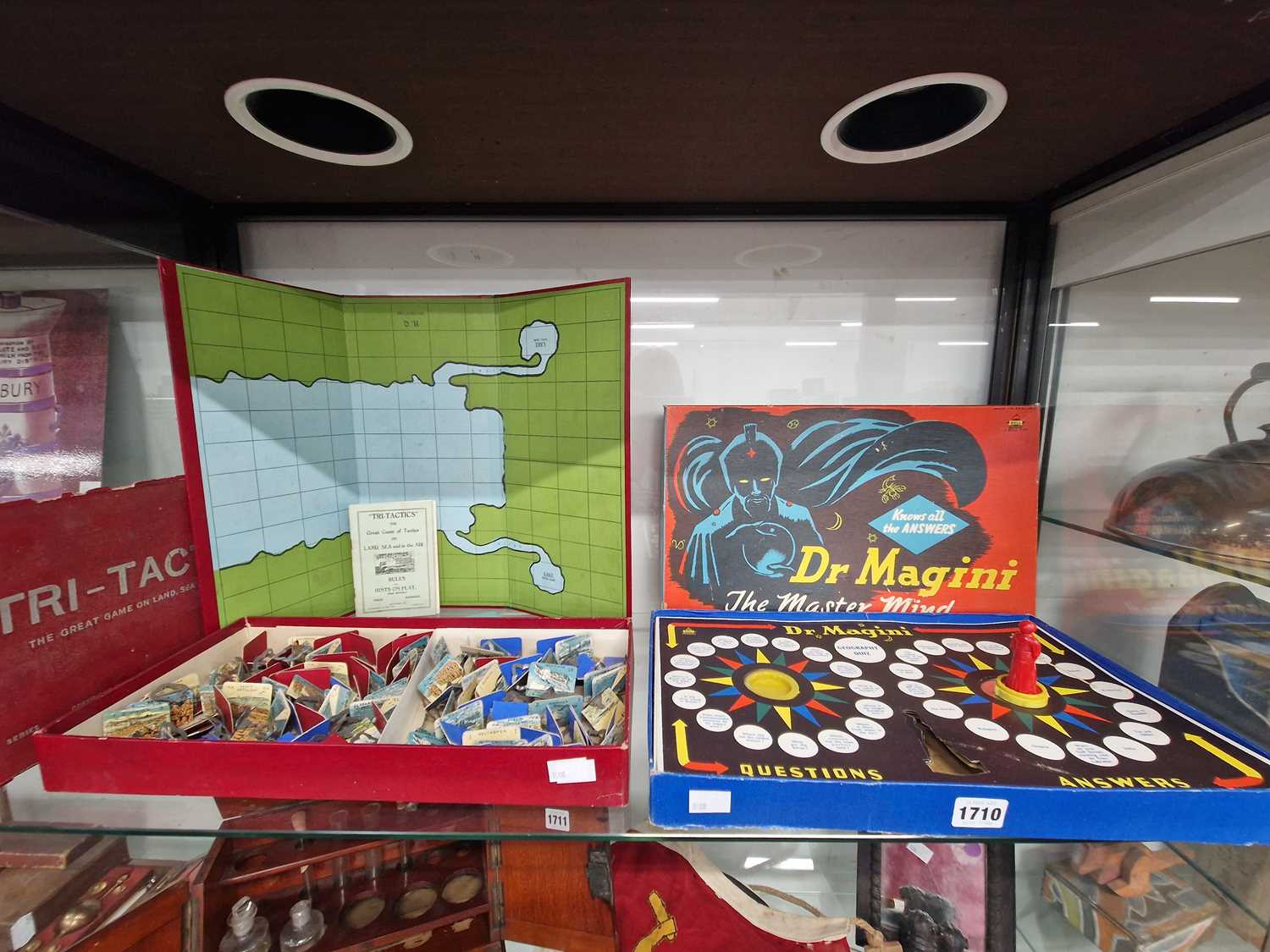Lot 1710 - A boxed Gibson's Tri-Tactics game together...