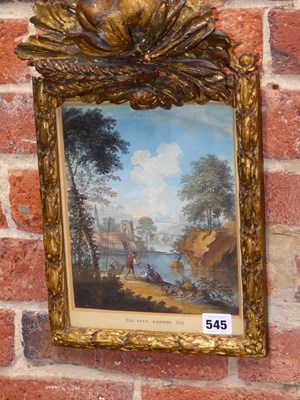 Lot 545 - Paul Sandby ( 1723-1809). Figures on a river...