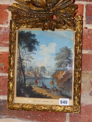 Lot 545 - Paul Sandby ( 1723-1809). Figures on a river...