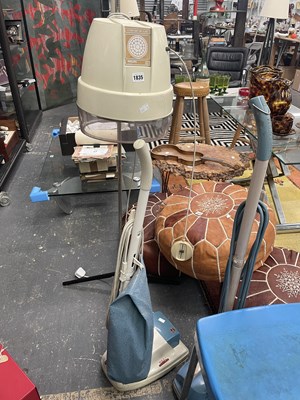 Lot 1835 - A retro Hoover vacuum cleaner, a Hoover floor...
