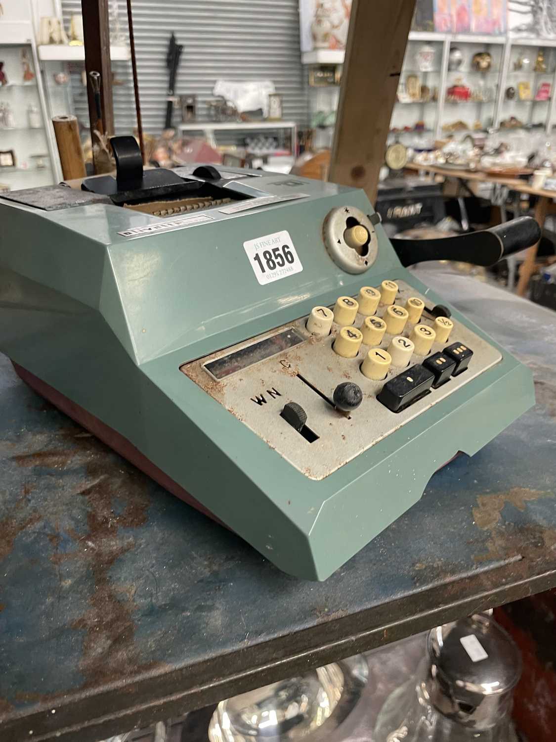 Calculatrice Mécanique Olivetti Summa Prima 20 - Vintage - En état De Marche