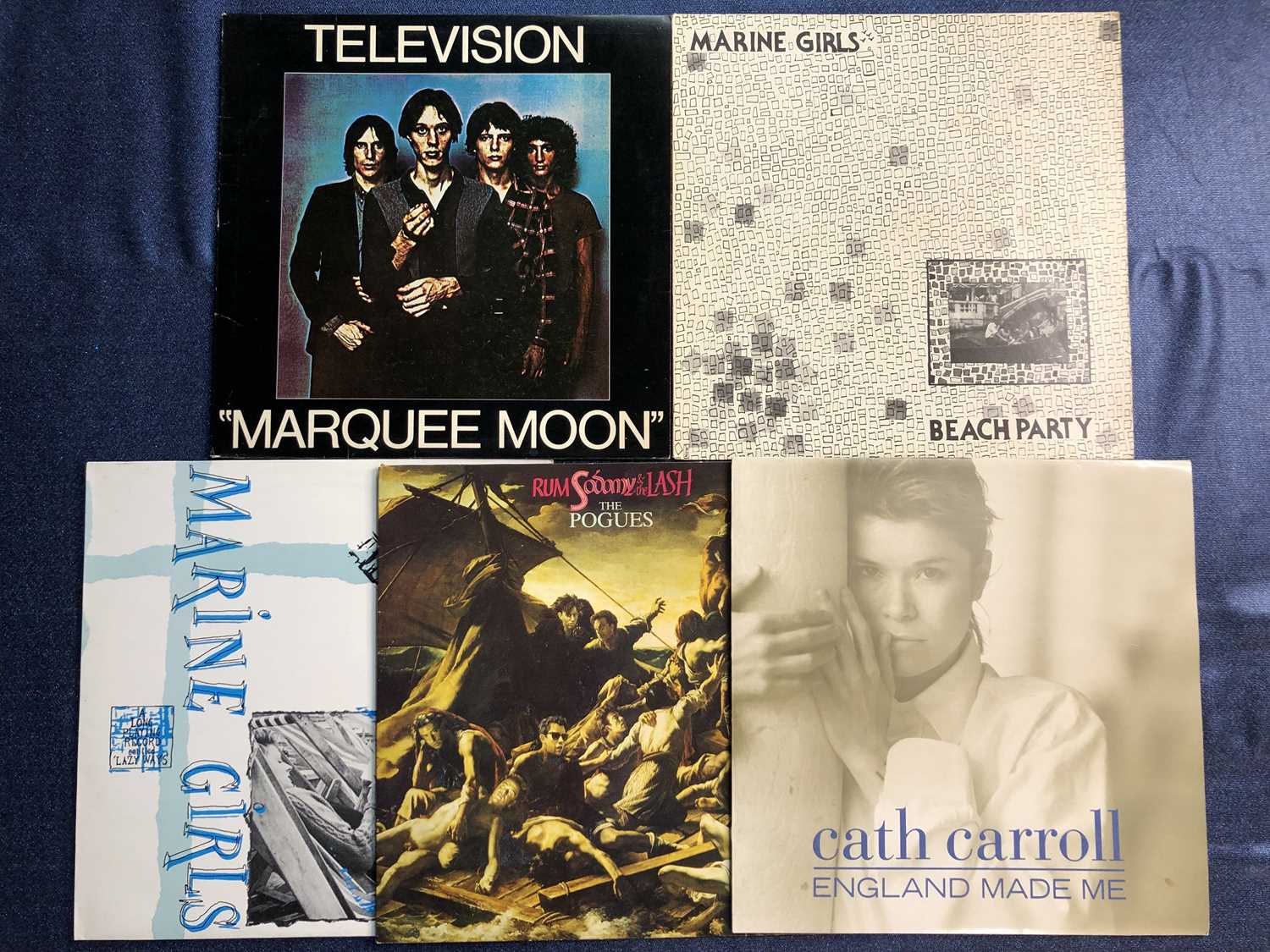 Lot 33 - New Wave/Indie – 5 LP Records: Television –...