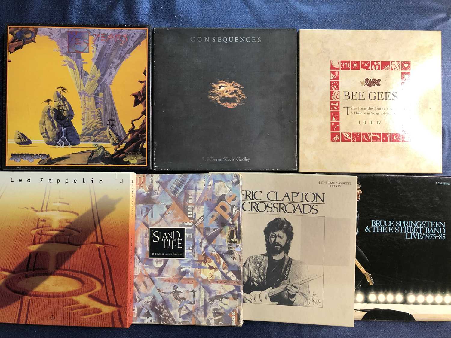 Lot 42 - Rock – 7 Cassette Boxsets: Led Zeppelin 4...