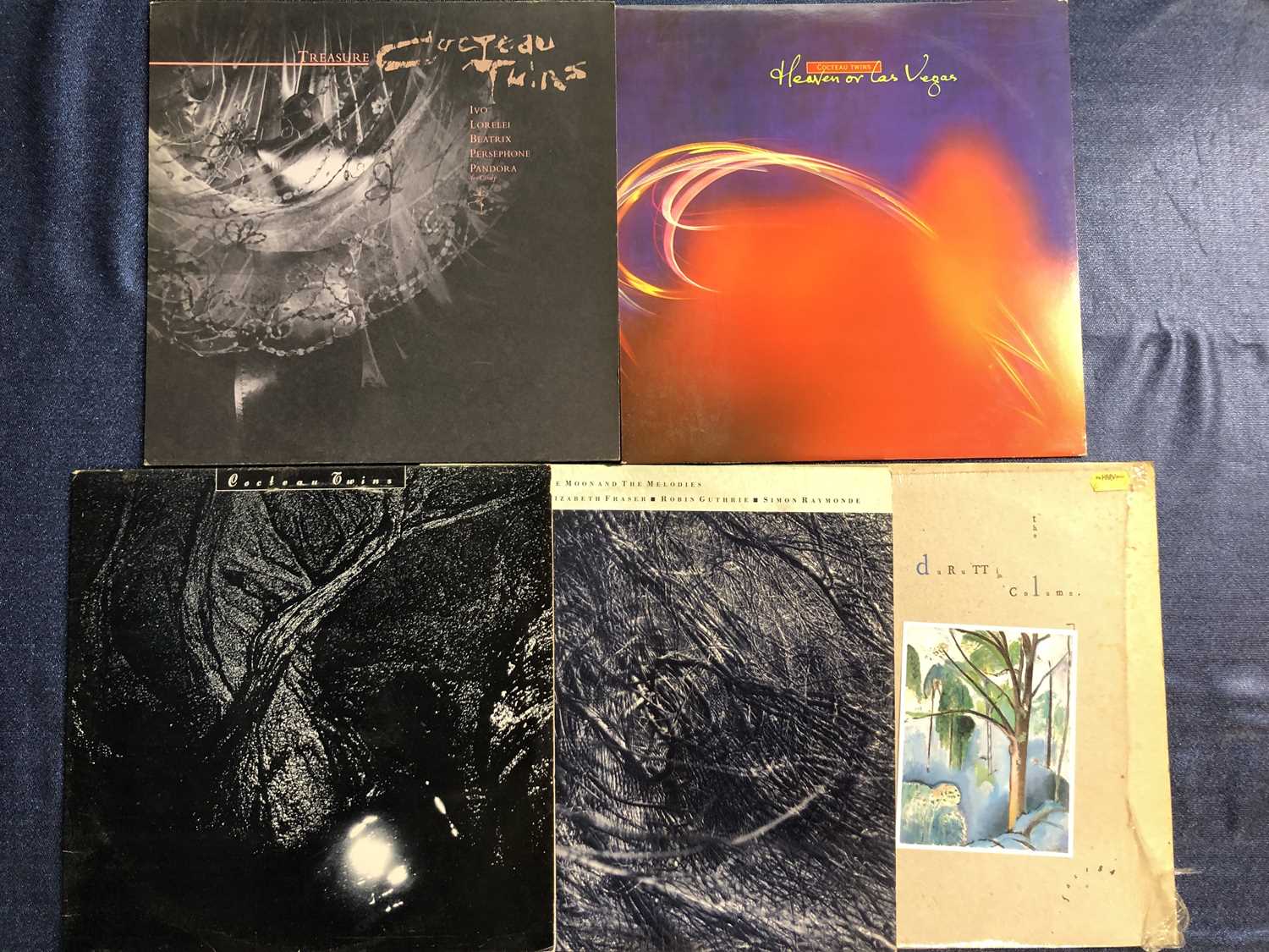 Lot 48 - Cocteau Twins/Durutti Column – 5 LP Records:...
