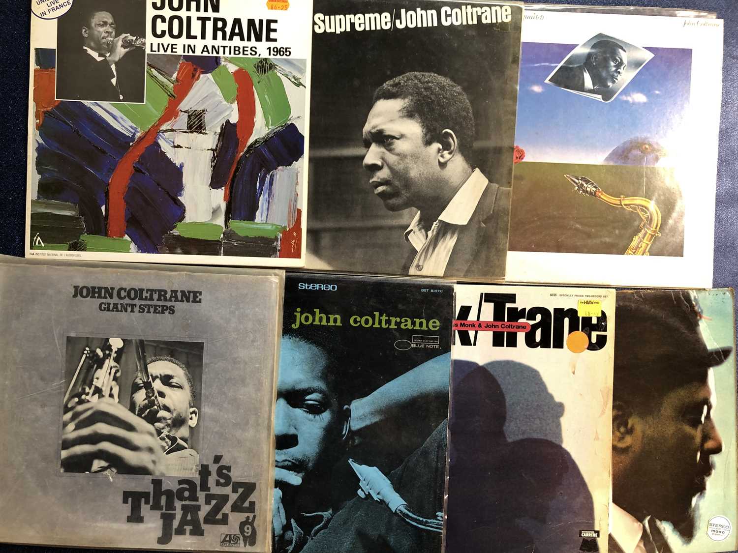 Lot 71 - John Coltrane/Thelonious Monk – 7 LP Records:...