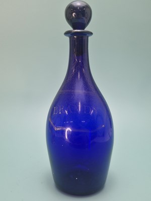 Lot 813 - A late 19th century ruby overlay glass vase...