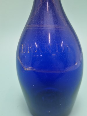 Lot 813 - A late 19th century ruby overlay glass vase...