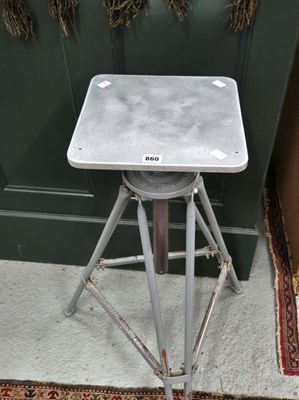 Lot 860 - An Alec Tiranti grey metal modelling stand...