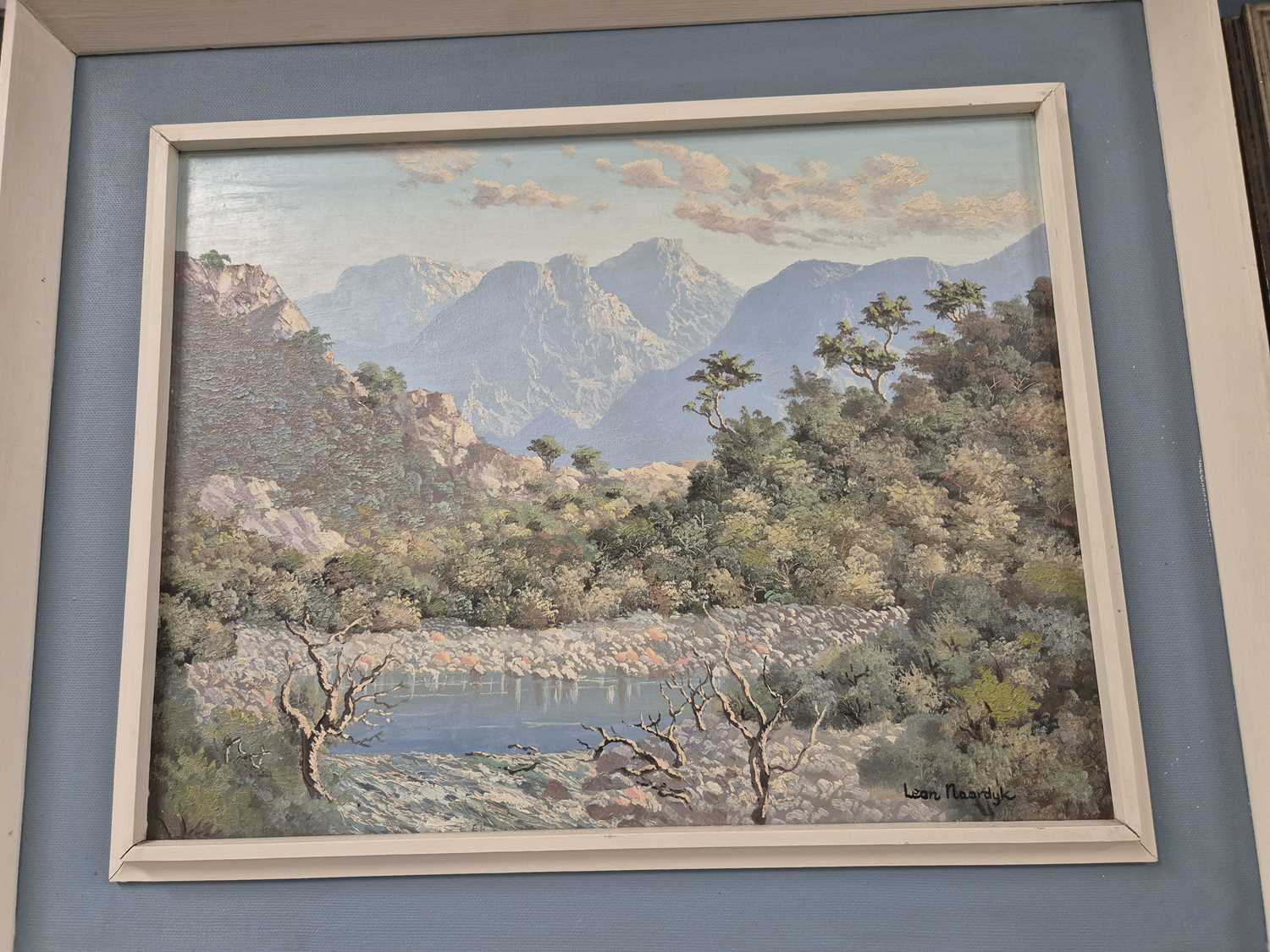 Lot 512 - Eon Neordyk, 20th C. ARR.  Alpine Scene,...