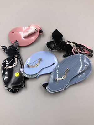 Lot 12 - Lea Stein. Five signed Lea Stein brooches. One...