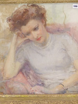 Lot 596 - Kate Elizabeth Olver. (1881-1960) Portrait of...