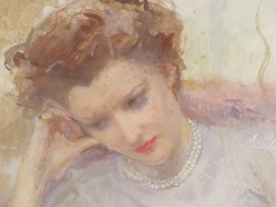 Lot 596 - Kate Elizabeth Olver. (1881-1960) Portrait of...