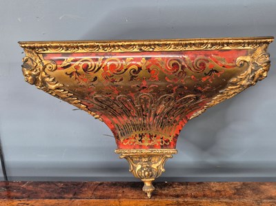 Lot 933 - A large 19th-century french Boulle bracket...
