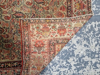 Lot 1525 - An antique Persian Malayer rug 188 x 119 cm