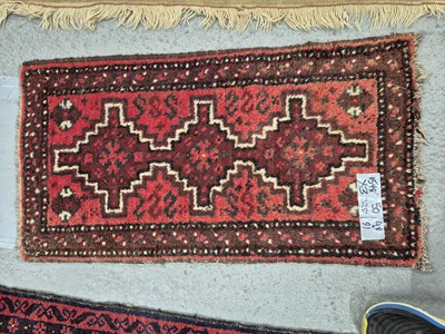 Lot 1548 - Three Afghan rugs largest 139 x 89 cm (3)